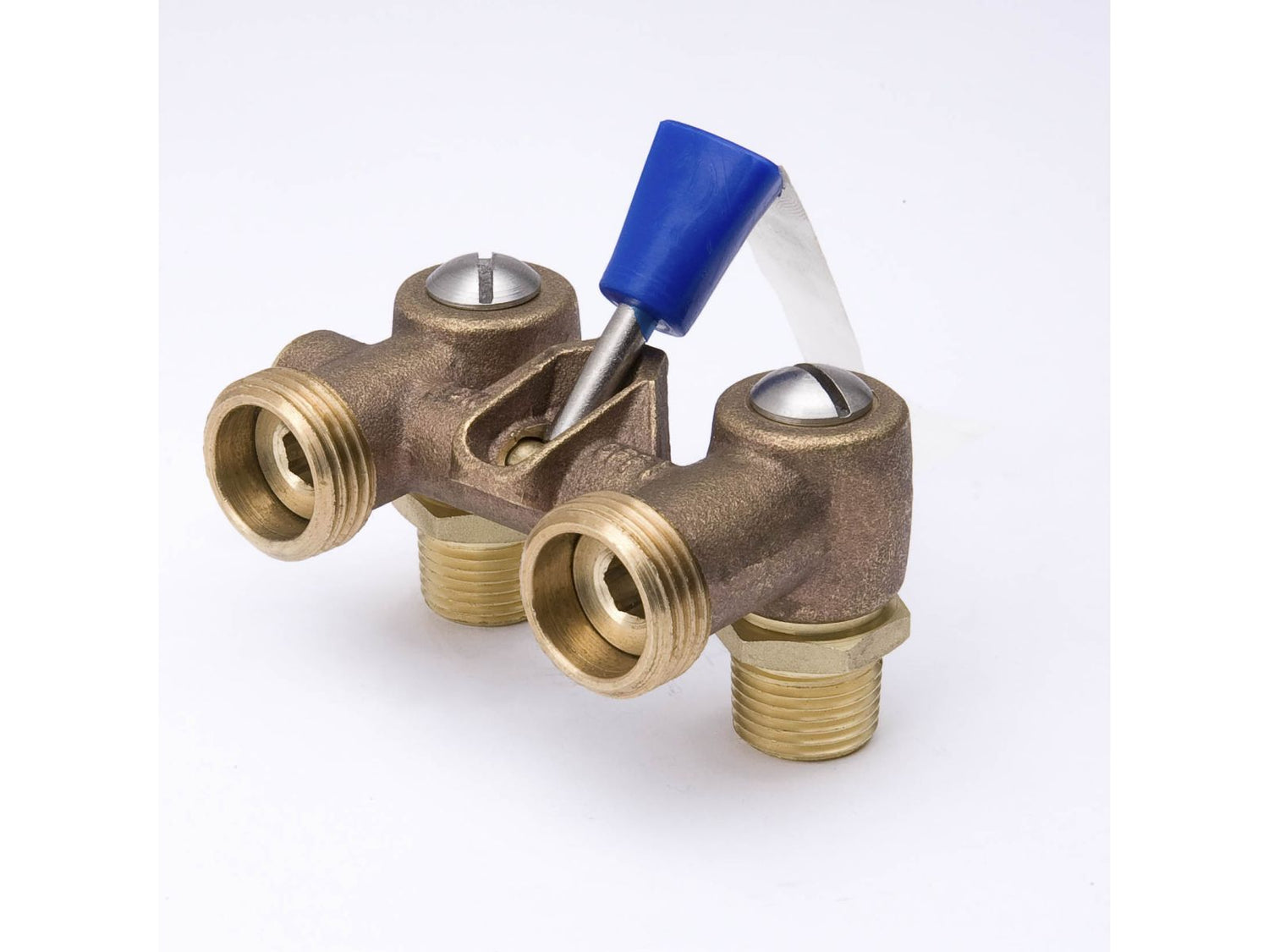 B&K 102-207 Brass Dual Washing Machine Valve