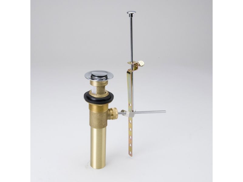 B&K 127-006 Chrome Plated Brass Pop-Up Drain