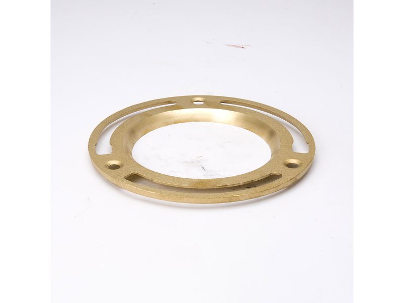 B&K 152-000 Brass 4" Closet Floor Flange