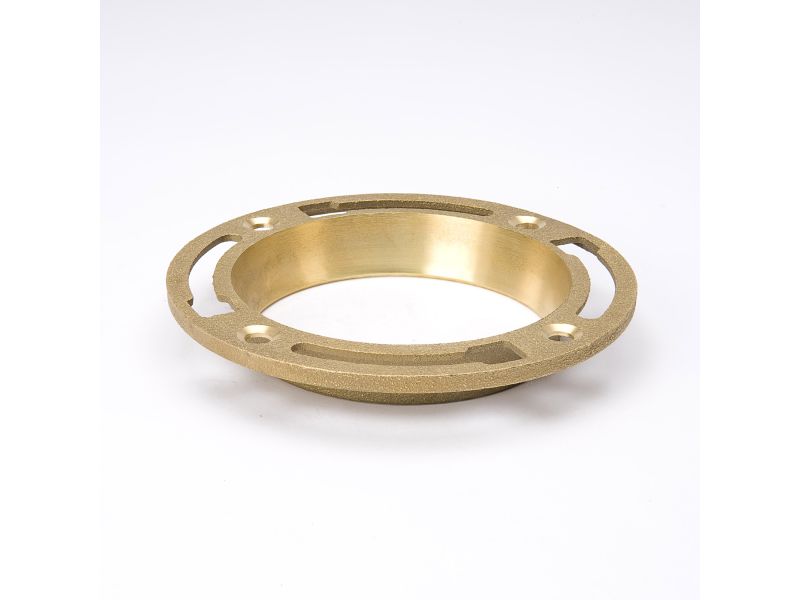 B&K 152-001 Brass 3" and 4" Closet Floor Flange
