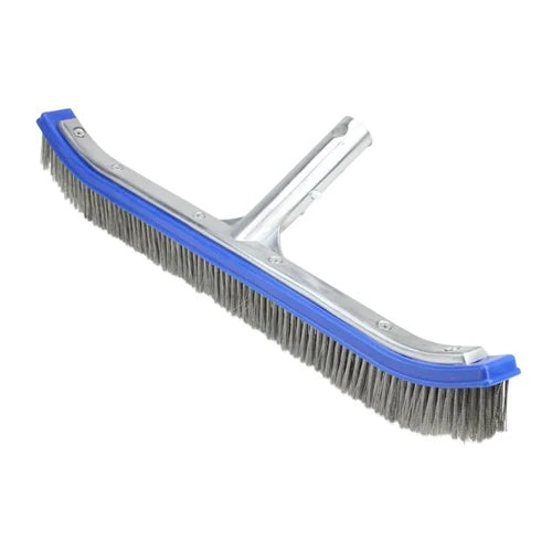 18" Aluminum‑Back Algae Brush – Stainless Steel Bristles