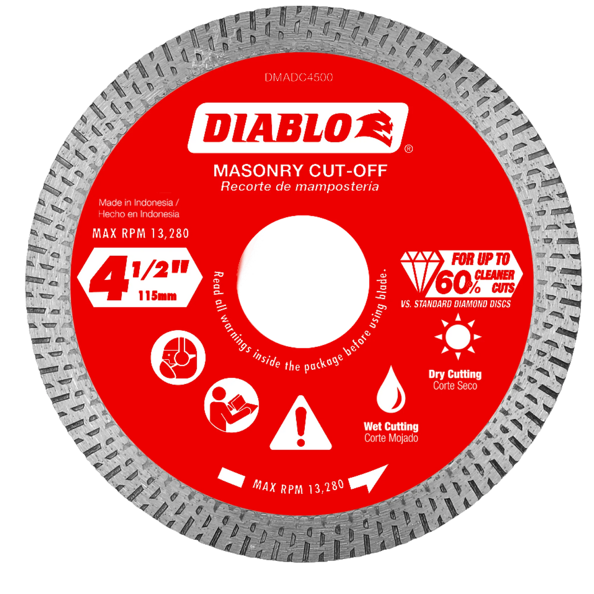 Diablo Diamond Continuous Rim Masonry Cut-Off Disc