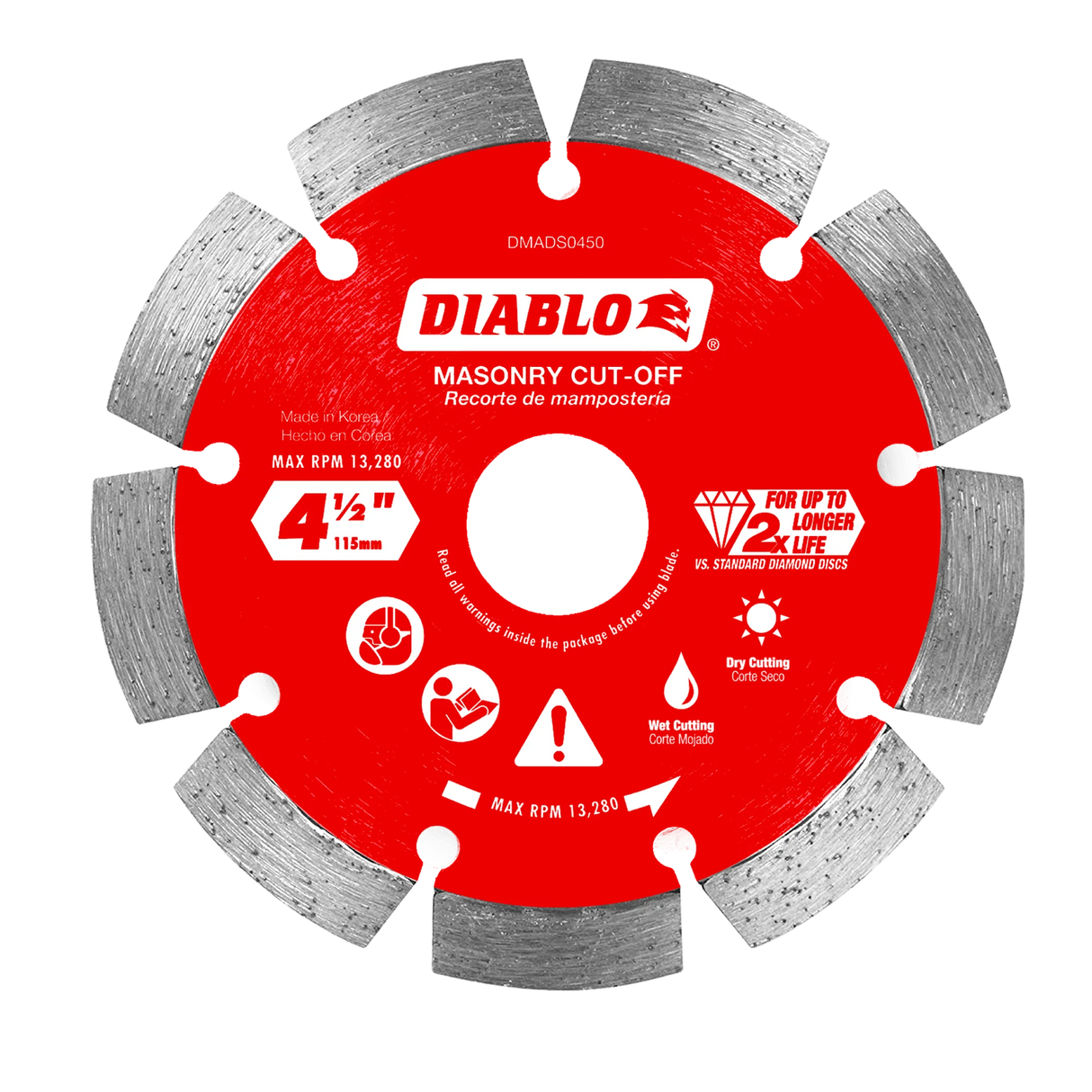 Diablo Diamond Segmented Masonry Cut-Off Blade