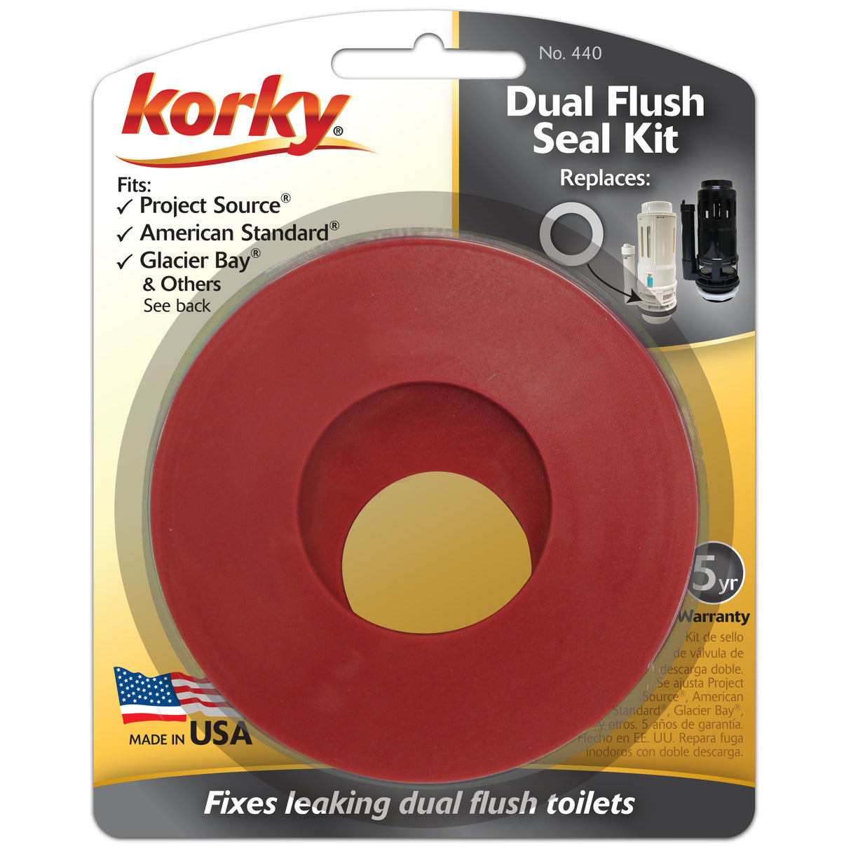 Korky 440BP Dual Flush Toilet Seal Kit