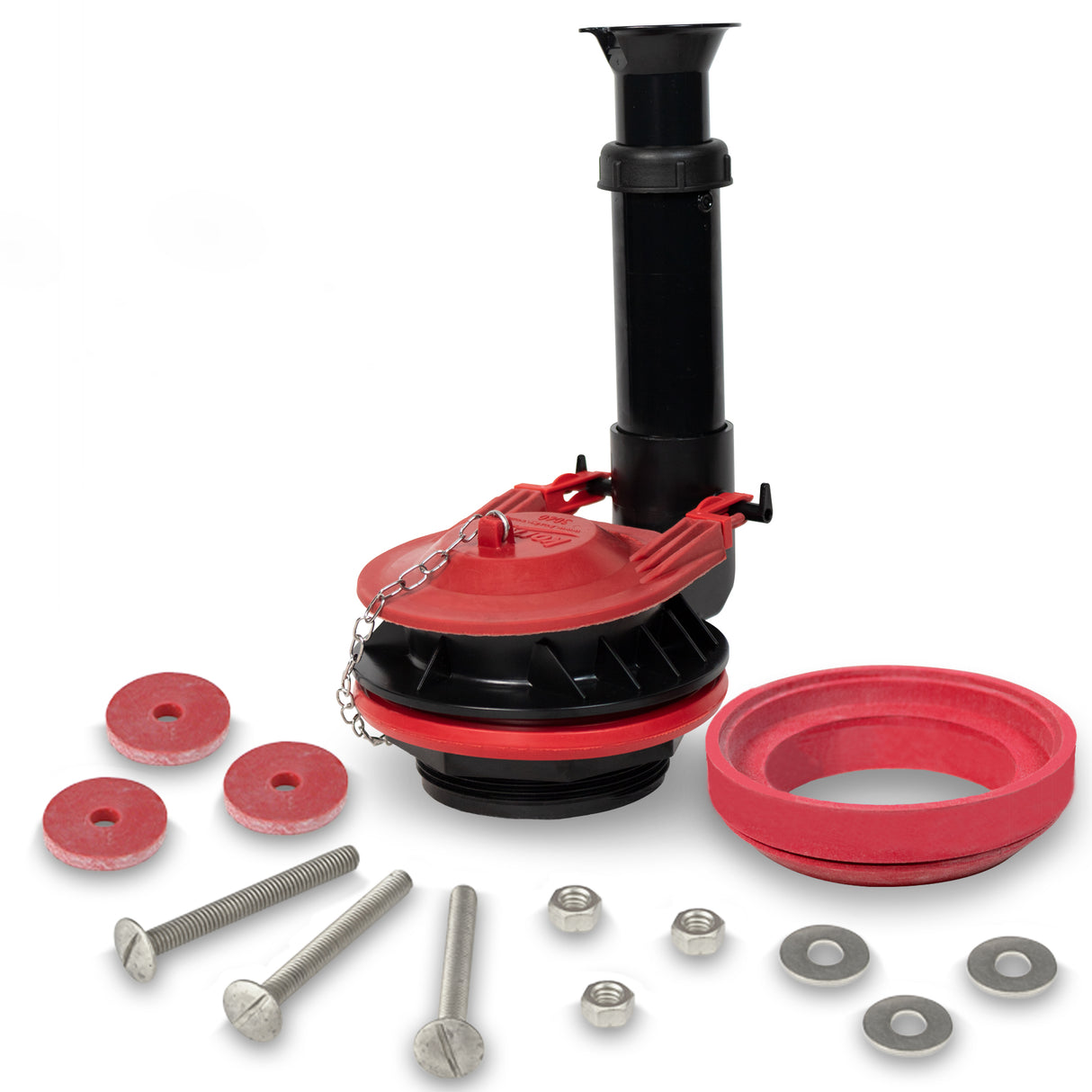 Korky 5030BP Large 3" & 4" Toilet Flush Valve & Tank to Bowl Gasket Kit