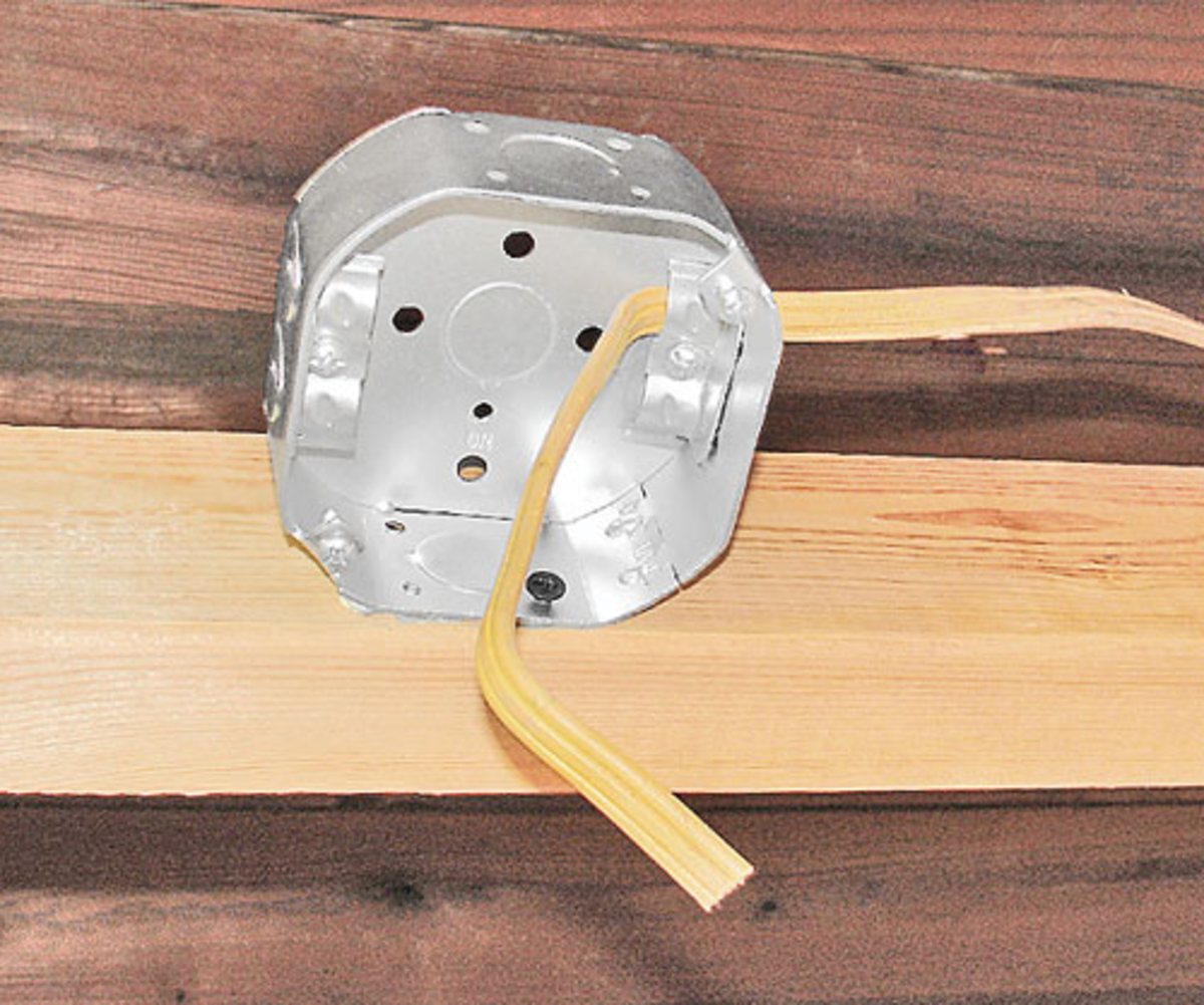 4" Octagon Steel Electrical Box – 1-1/2" Deep with Romex Connector and 1/2" Knockouts