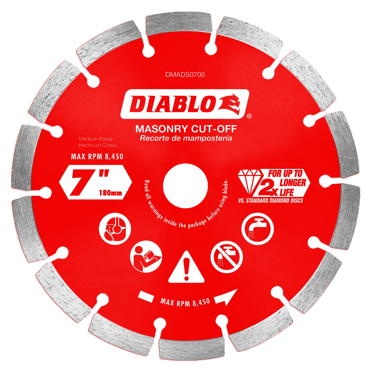 Diablo Diamond Segmented Masonry Cut-Off Blade