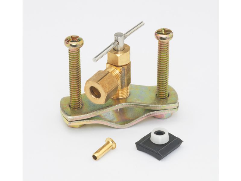 Brass 1/4" OD Self-Tapping Saddle Valve