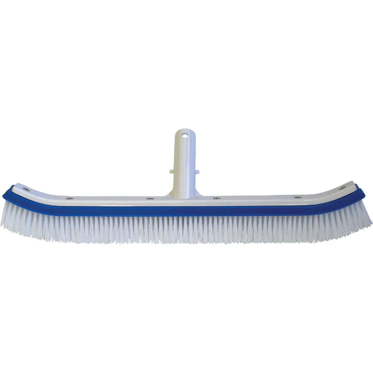 18" Aluminum‑Back Pool Brush – PVC Bristles