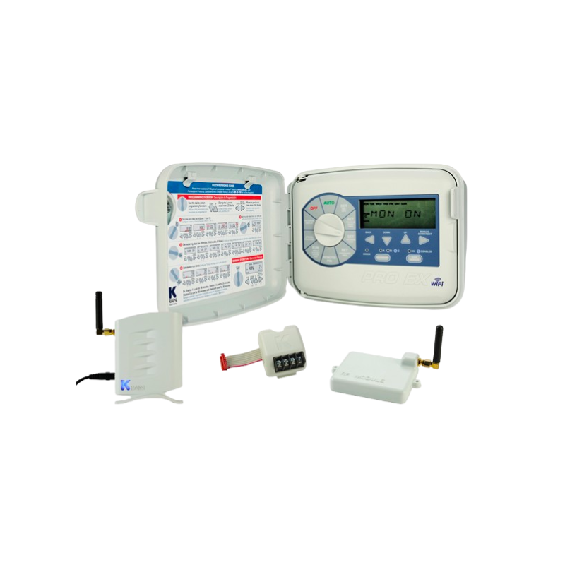 K-Rain 3202 PRO EX 2.0 Modular Indoor Irrigation Controller, 4 Station, 110V with Wifi Hub