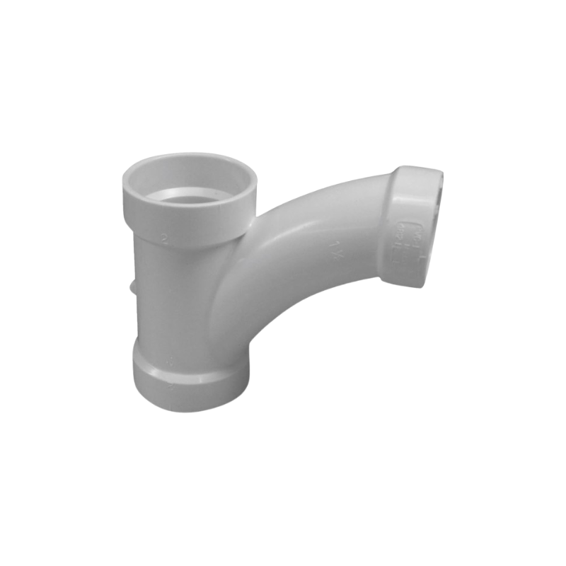 PVC Sch 40 DWV Reducing Combo Tee Wye (SXSXS)