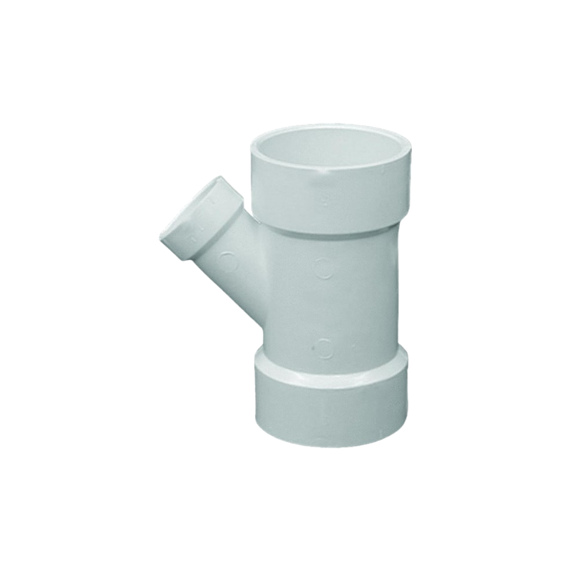 PVC Sch 40 DWV Reducing Wye (SXSXS)