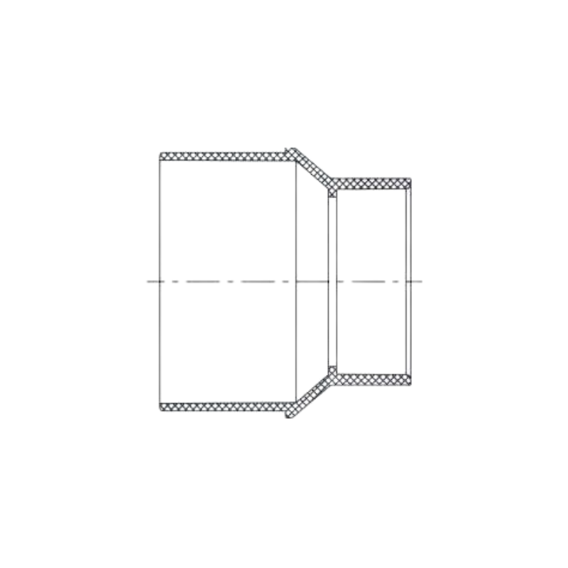 PVC Sewer & Drain Adapter Bushing (S&D SPIG x DWV H)