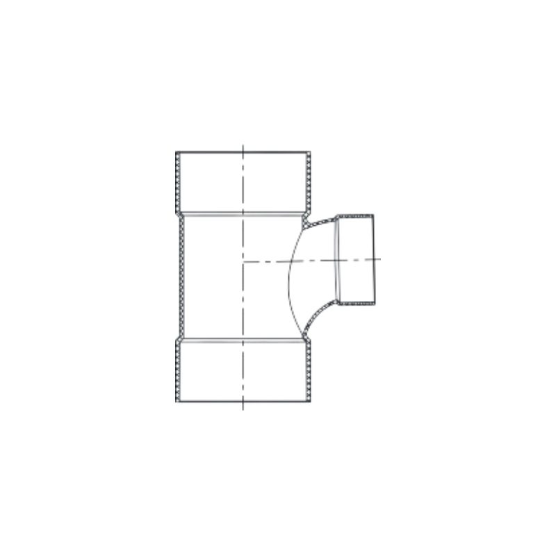 PVC Sewer & Drain Sanitary Tee (HXHXH)