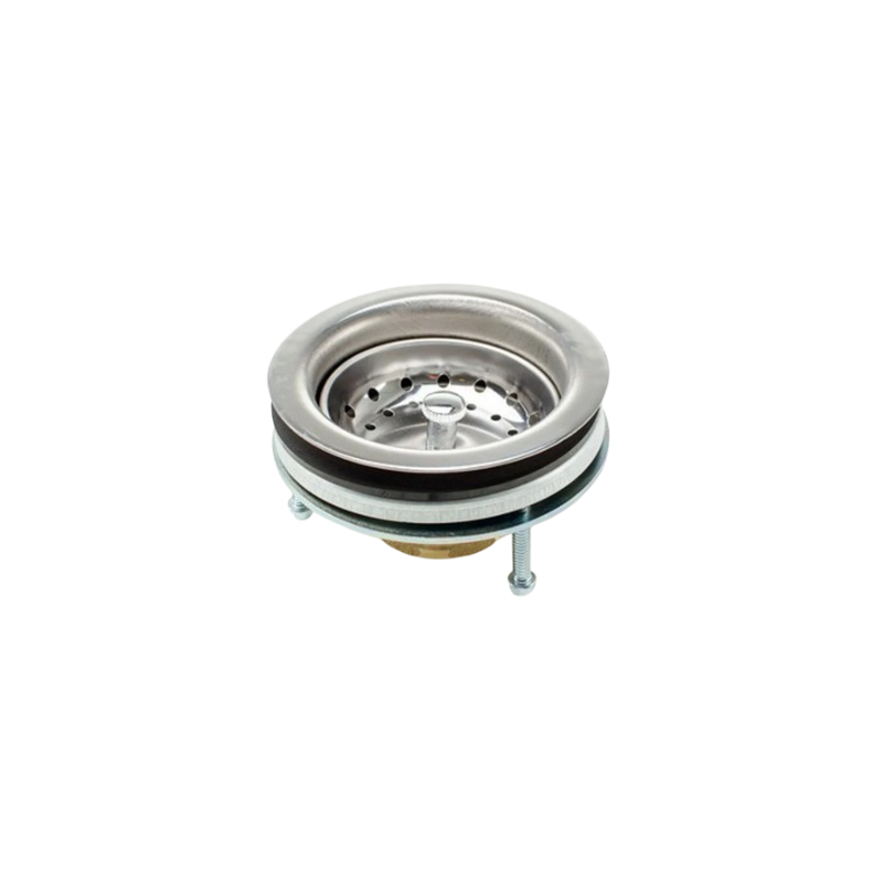 Pasco 21901 EZ ON Basket Strainer Satin Stainless Steel Finish