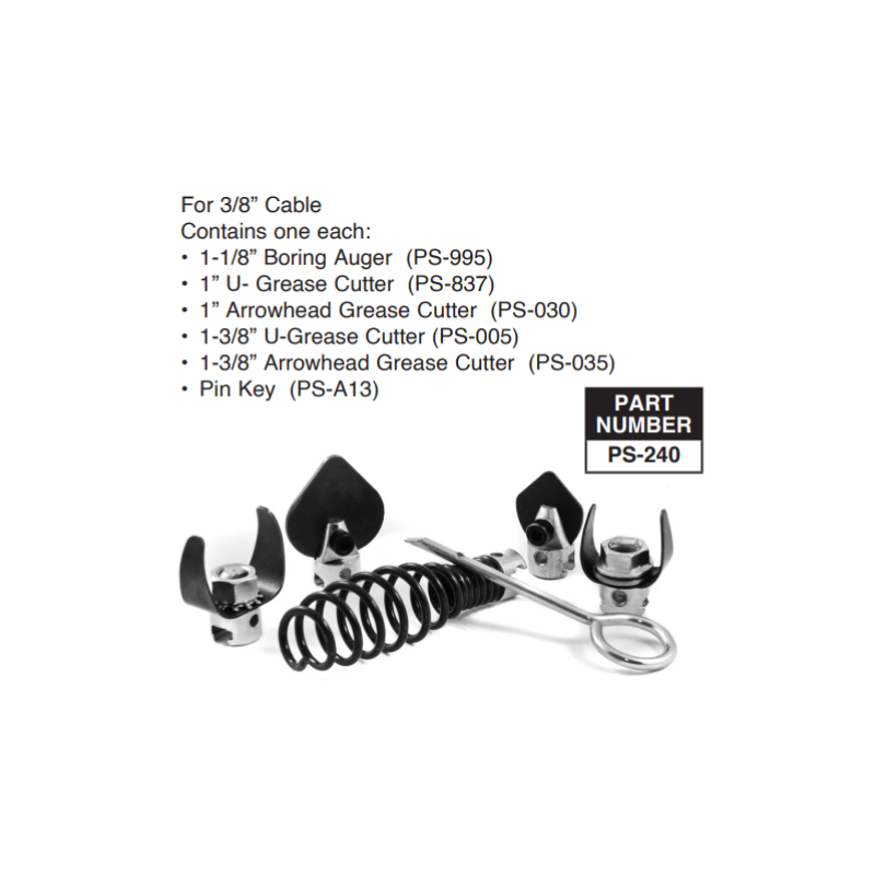 Pasco PS-240 6 Piece Toolset