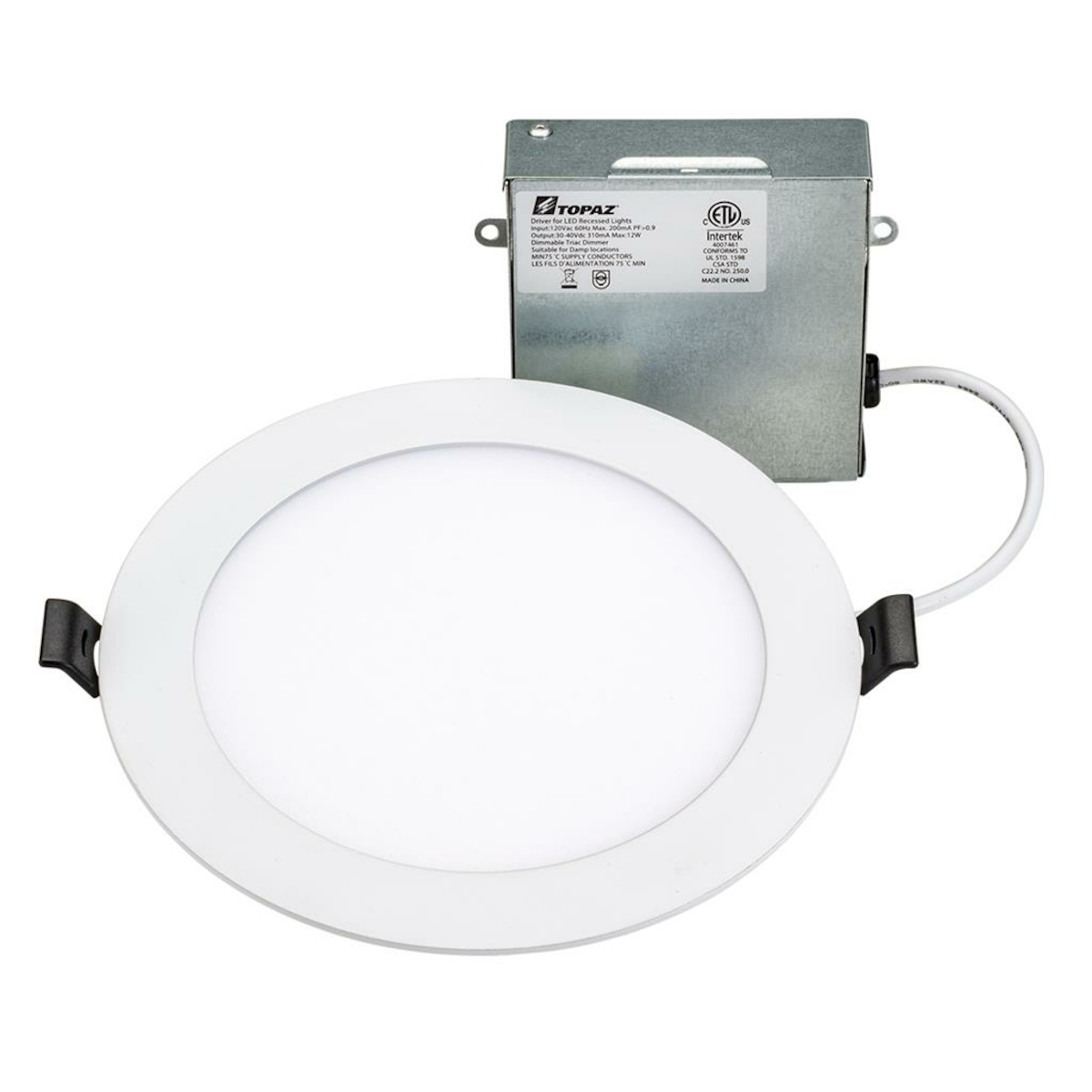 Topaz LED Selectable Slim Fit Recessed Downlight