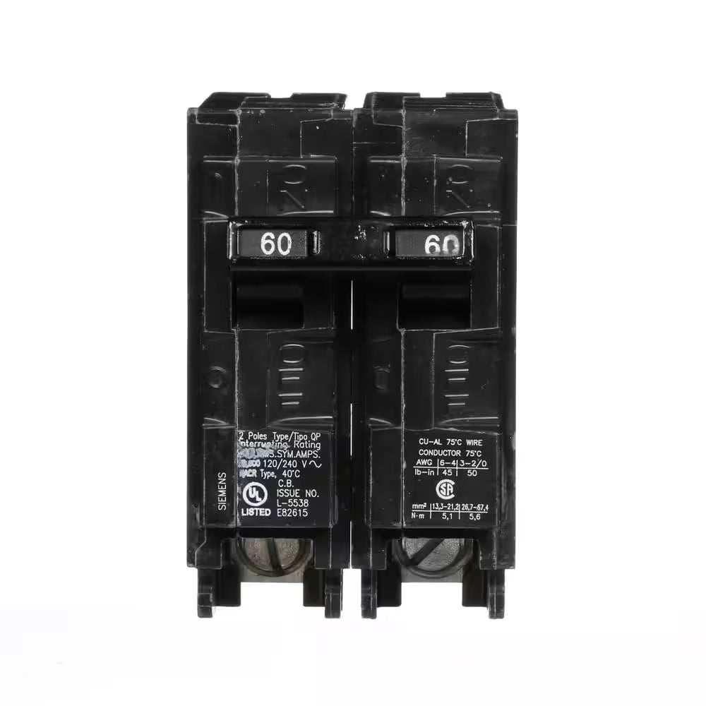 Siemens Type QP Breaker Double Pole