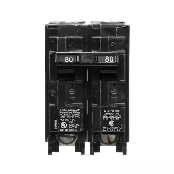 Siemens Type QP Breaker Double Pole