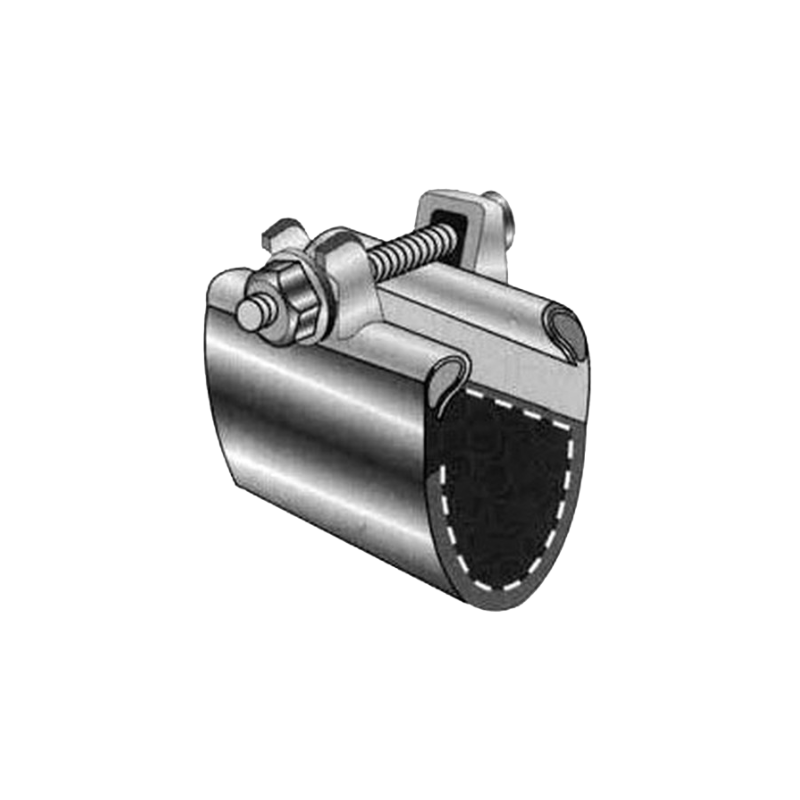 Stainless Steel Repair Clamp 1 Bolt 3" Long