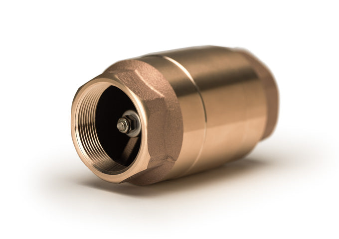 Strataflo Brass 300 Series Check Valve – Lead‑Free, Spring‑Loaded, NPT