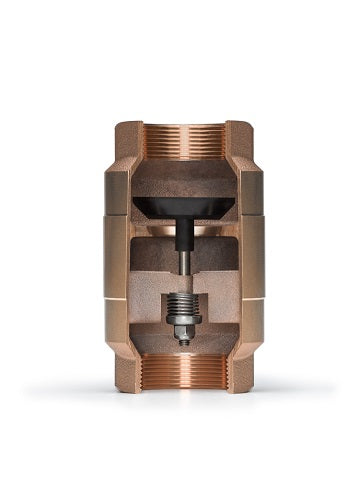 Strataflo Brass 300 Series Check Valve – Lead‑Free, Spring‑Loaded, NPT