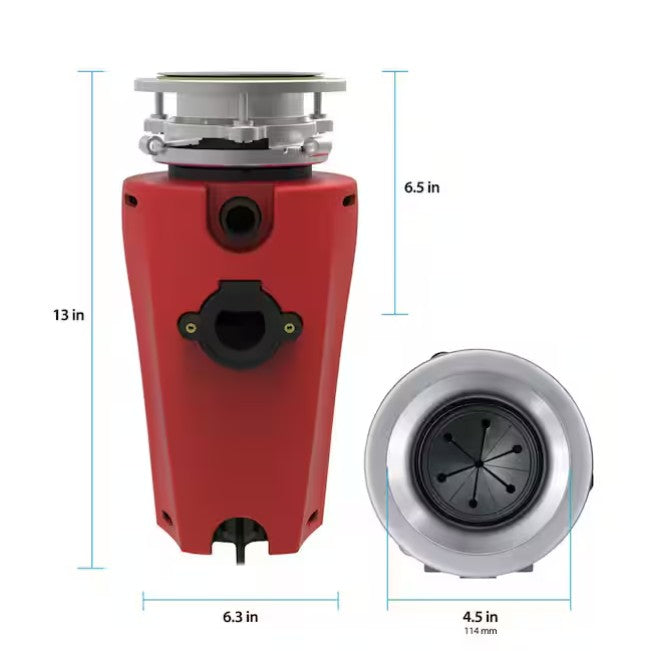 Waste Maid 1590 Elite Economy 1/2 HP Continuous Feed Garbage Disposal