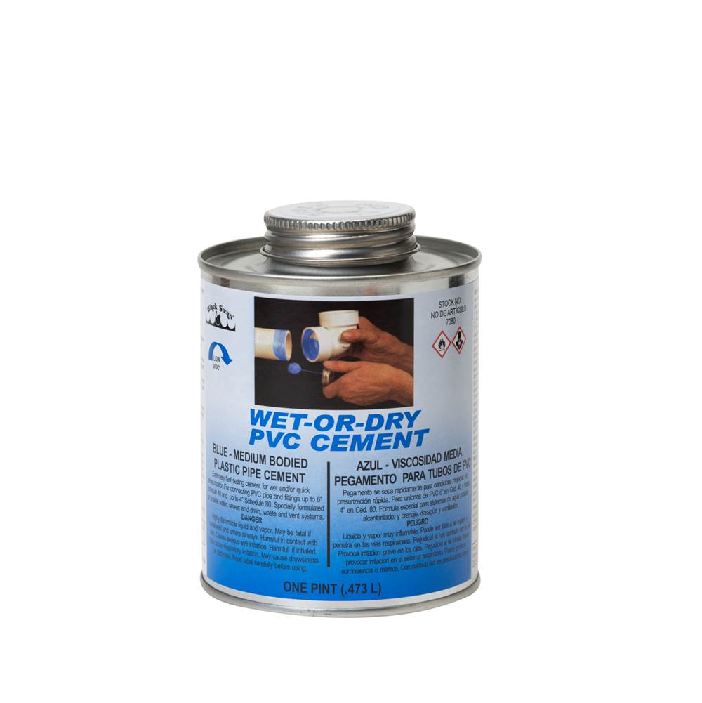 Wet-or-Dry PVC Cement (Blue) - Medium Bodied