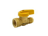 B&K 114-523 Brass 1/2" Flare x 1/2" FIPT Gas Valve
