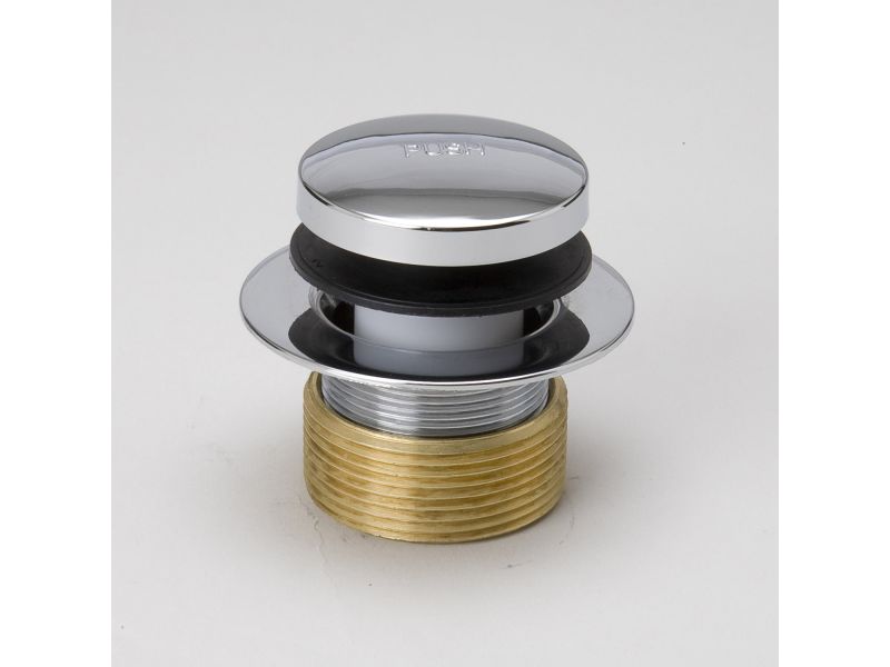 B&K 132-206 Chrome Plated Brass Easy Touch Tub Drain
