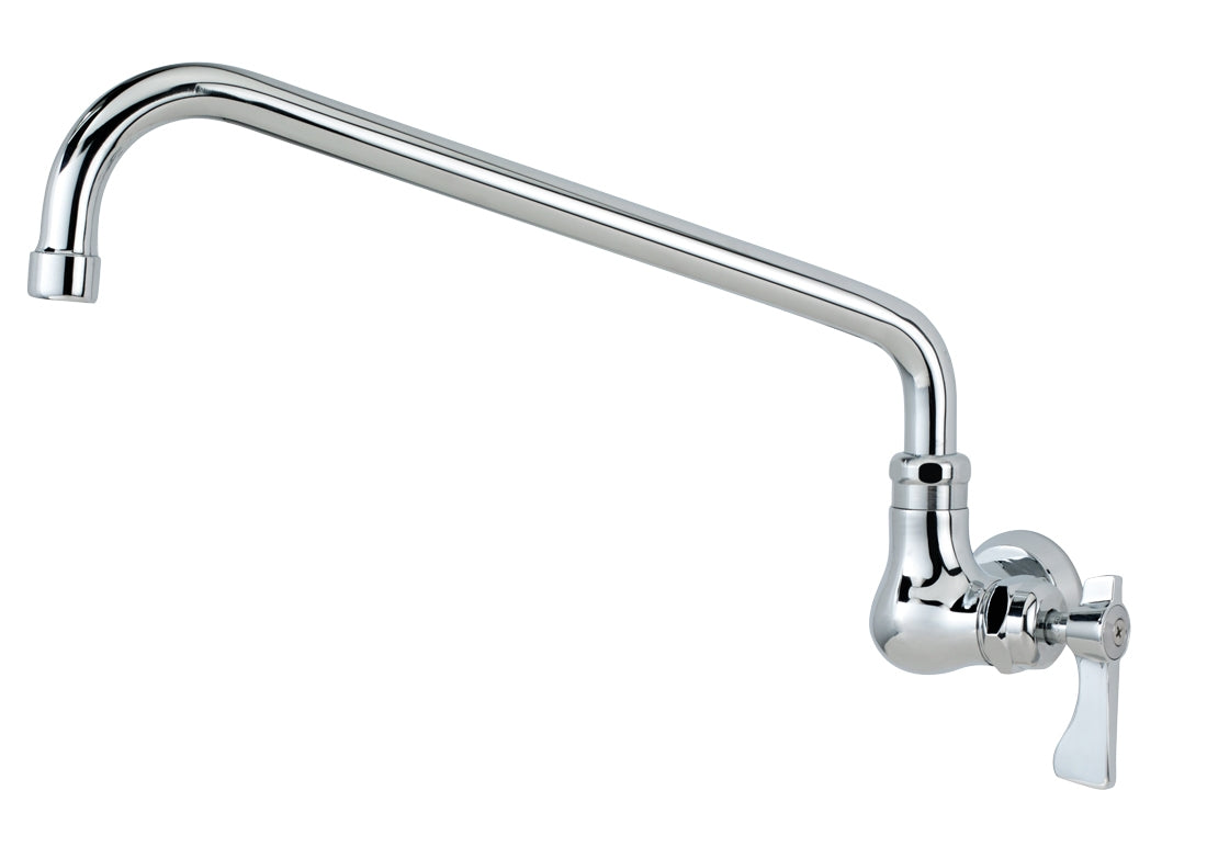 Krowne 16-171L Royal Series Single Hole Wall Mount Faucet with 12" Spout