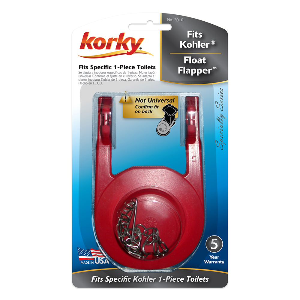 Korky 2010BP Float Toilet Flapper 2" Fits Kohler® Rialto™
