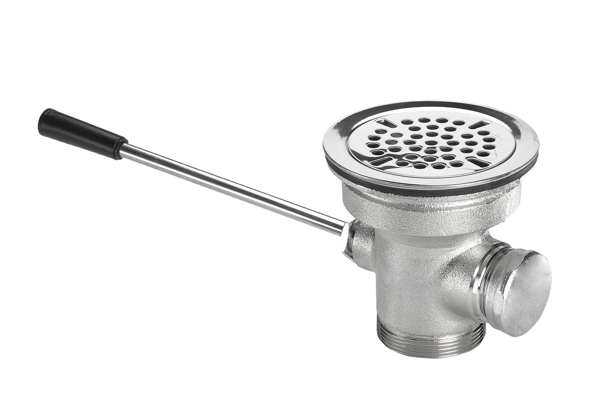 Krowne 22-404 3-1/2" Lever Handles Waste Drain with 1-1/4" Overflow Outlet