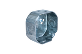 3-1/2" Octagon Steel Electrical Box – 1-1/2" Deep, w/ 1/2" KO