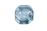 3-1/2" Octagon Steel Electrical Box – 1-1/2" Deep, w/ 1/2" KO