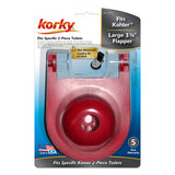 Korky 3010BP Toilet Flapper Large 3" Fits Kohler® Class Five™