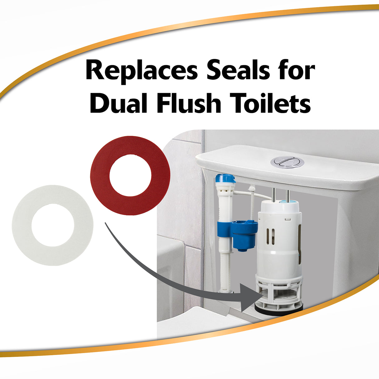 Korky 440BP Dual Flush Toilet Seal Kit