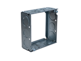 4" Square Welded Extension Electrical Box – 1-1/2" Deep, w/ 1/2" & 3/4" Conduit KO’s