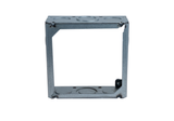 4" Square Welded Extension Electrical Box – 1-1/2" Deep, w/ 1/2" & 3/4" Conduit KO’s