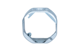 4" Octagon Steel Extension Box – 1-1/2" Deep with 1/2" & 3/4" Knockouts