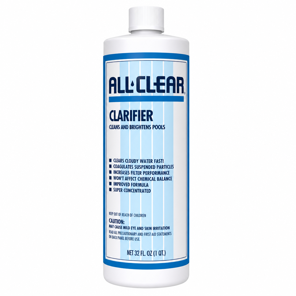 ALL•CLEAR Clarifier – Clears Cloudy Pool Water Fast (32 oz)