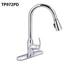 Banner Kitchen Faucet Contemporary Style Pull Down Spray TP970PD Series