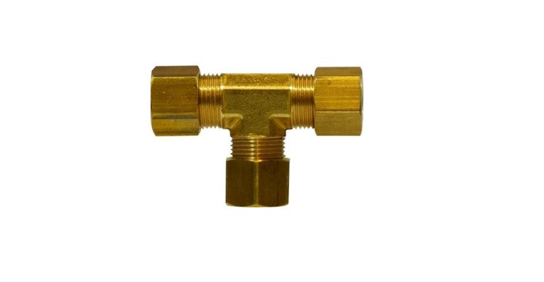 Brass Compression Tee