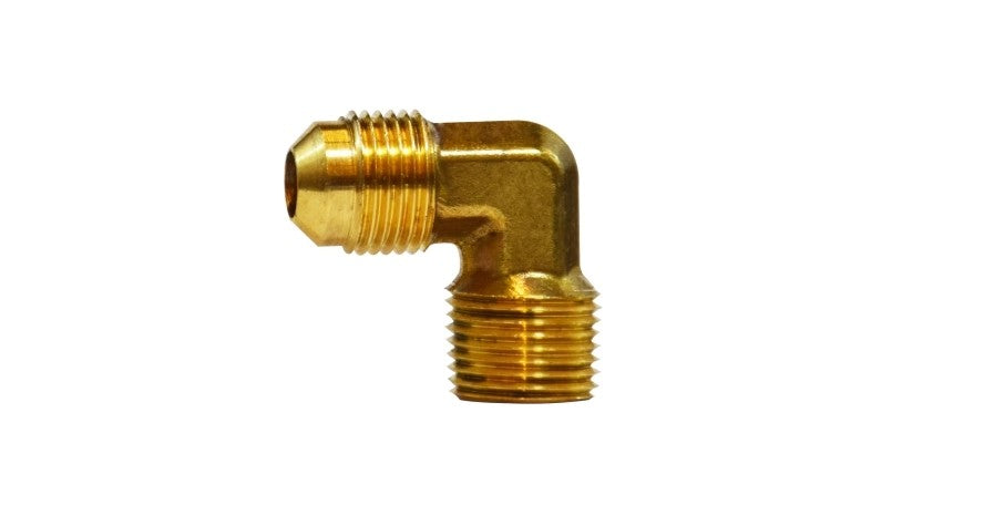 Brass Flare 90 Elbow x Male NPT