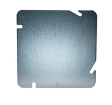 4‑11/16" Square Blank Cover, Galvanized Steel