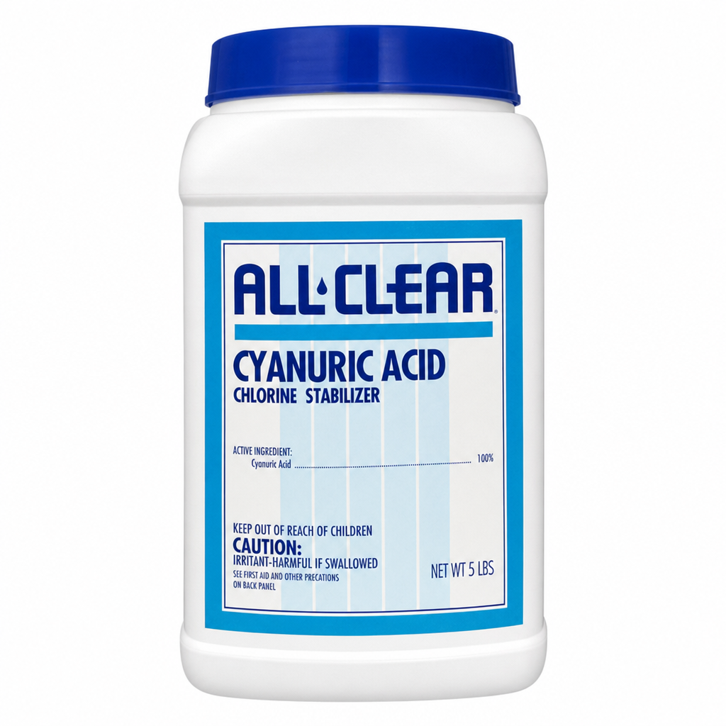 ALL•CLEAR Cyanuric Acid Chlorine Stabilizer – 5 lb Pool Conditioner