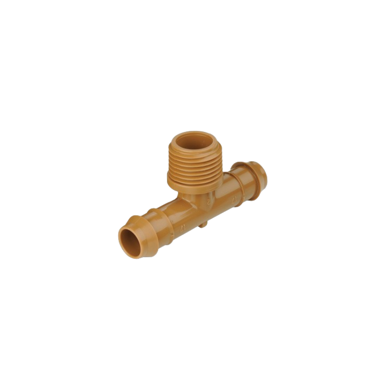 K-Rain K15-046 17 MM Barb x 1/2" MIPT Tee Adapter