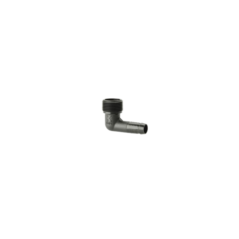 K-Rain SWPE075 3/4" MNPT x 1/2" Barb Swing Pipe Elbow