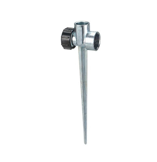 Orbit 58034N Zinc Flow-Through Spike Base for 1/2" MPT Sprinkler Heads
