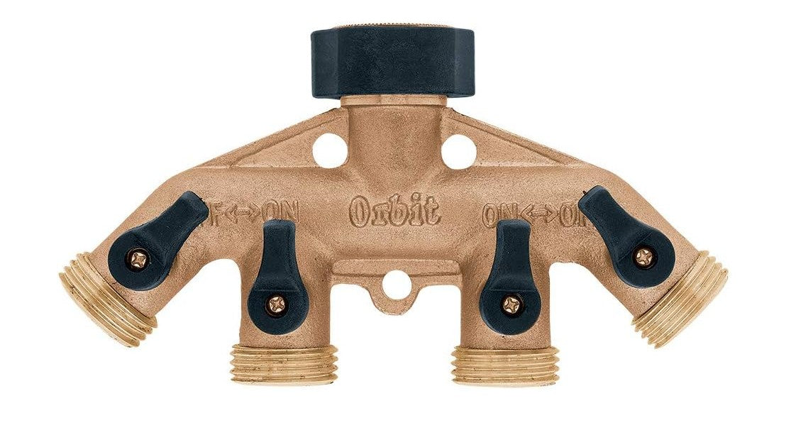 Orbit 62010N Brass Hose Manifold